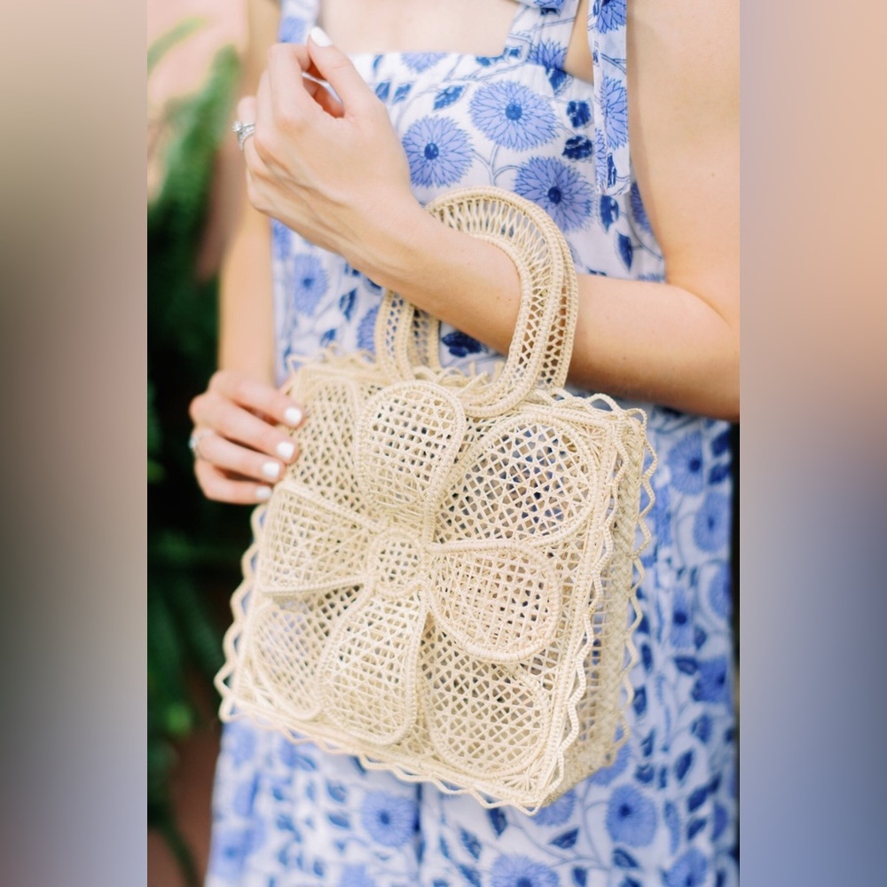 🌟Host Pick🌟 Victoria Dunn Handmade Tote - Bougainvillea